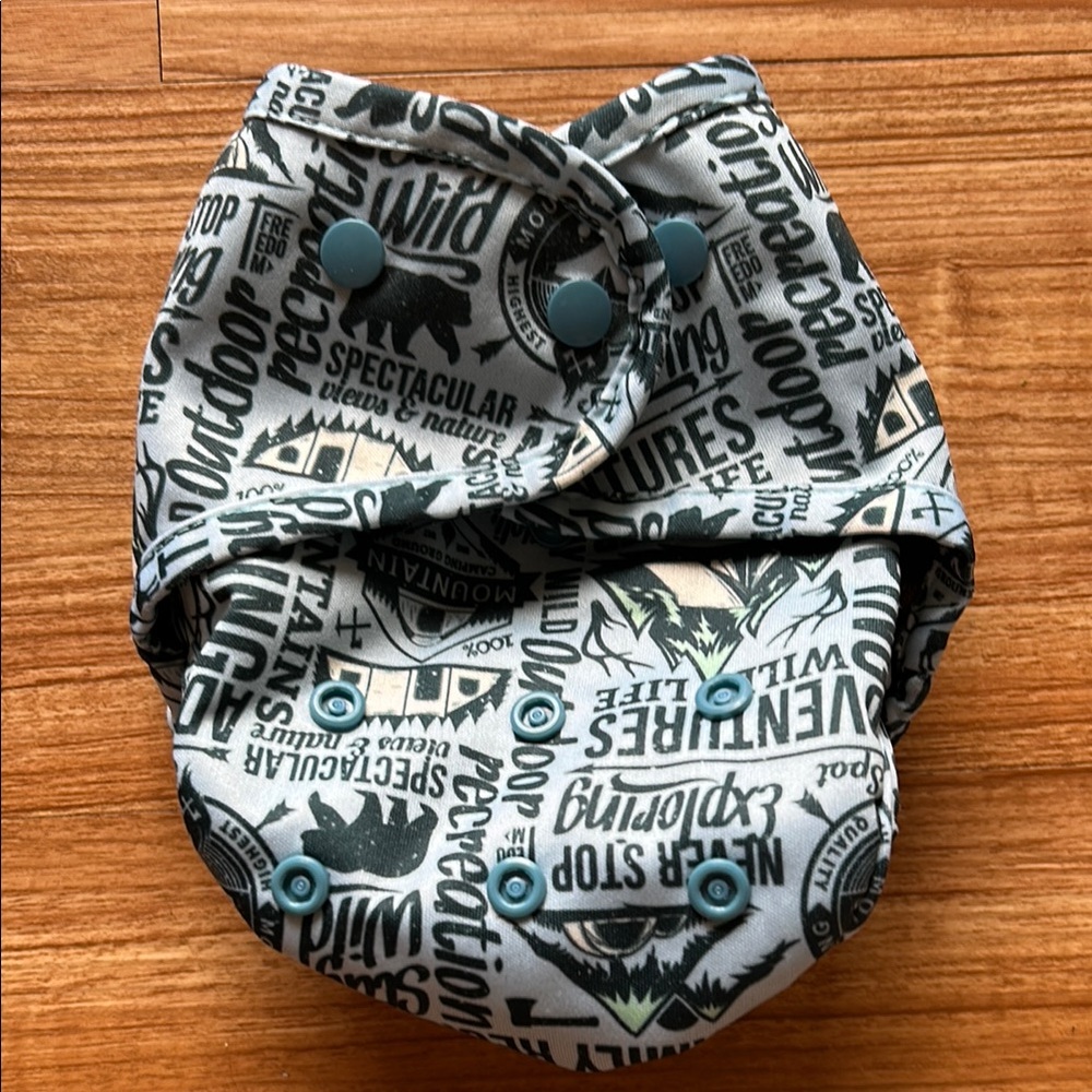 Buttons Diaper Cover